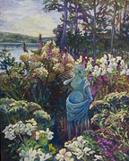 Eunice's Garden, 30x40, oil